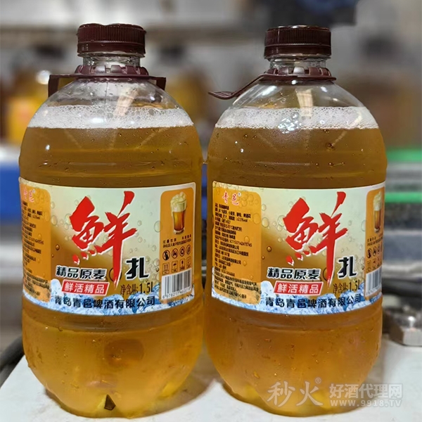 鲜扎精品原麦鲜活精品1.5L