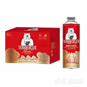 熊力精酿白啤酒1Lx6罐