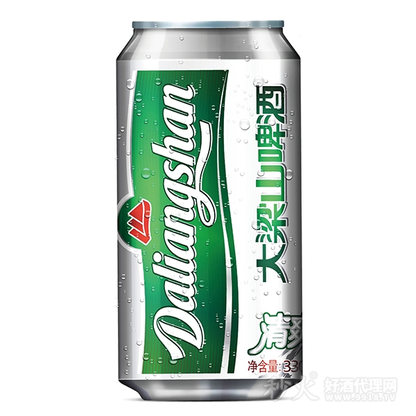 大梁山啤酒清爽8度330ml