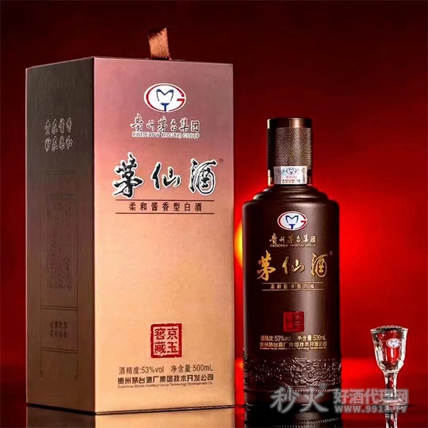 茅仙酒柔酱香型白酒53度500ml