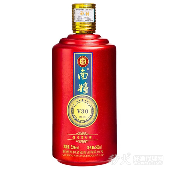 南将V30酱香型白酒53度500ml