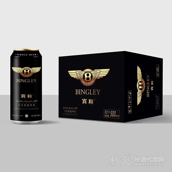 宾利全麦精酿啤酒500mlX12罐