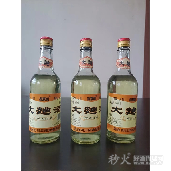 鑫京澜大曲酒500ml