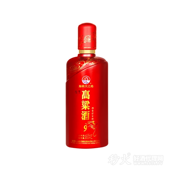 海峡天之皓台湾高粱酒金高粱9 42度500ml