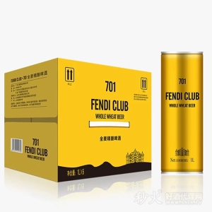 FENDI CLUB701全麦精酿啤酒1LX6瓶