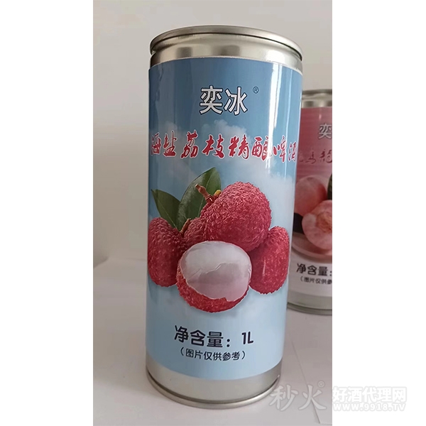 奕冰海盐荔枝精酿啤酒1L
