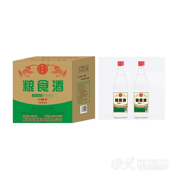 凤满楼粮食酒46度500mlx12瓶