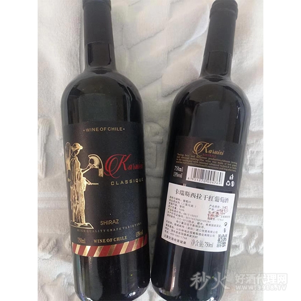 卡瑞斯西拉干红葡萄酒750ml