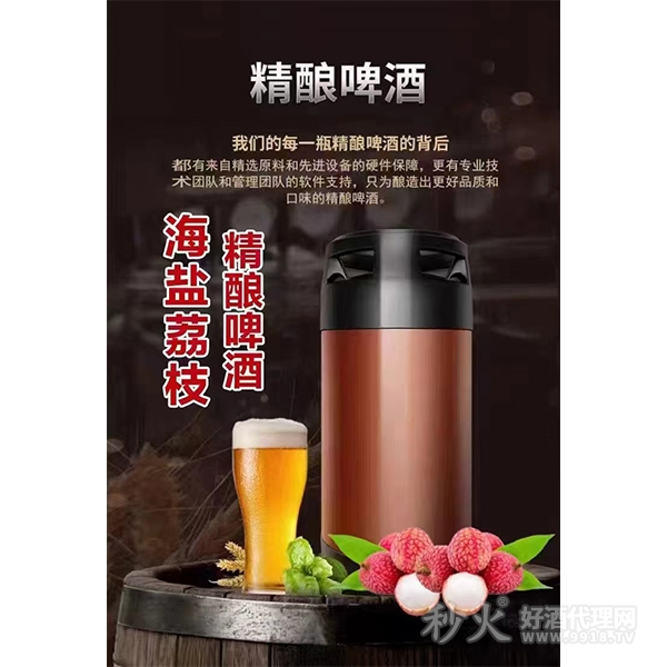 海盐荔枝精酿啤酒桶装