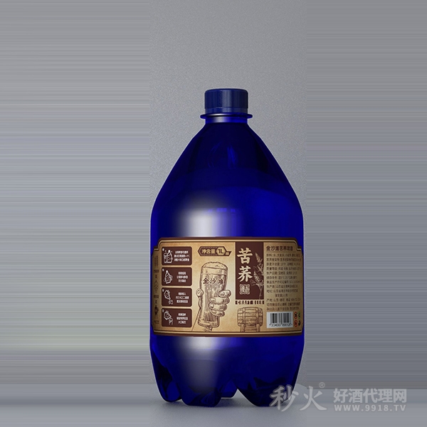 金沙滩苦荞啤酒1L