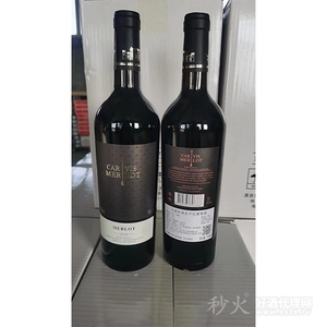 卡维斯美乐干红葡萄酒14度750ml