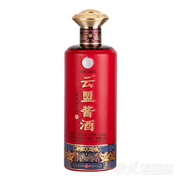 云盟酱酒酱香型白酒红瓶53度500ml