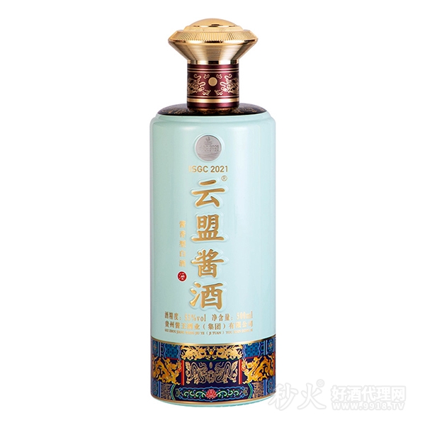 云盟酱酒酱香型白酒青瓶53度500ml