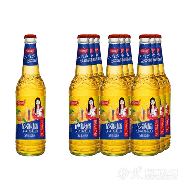 南波万砂糖橘果汁汽水500ml