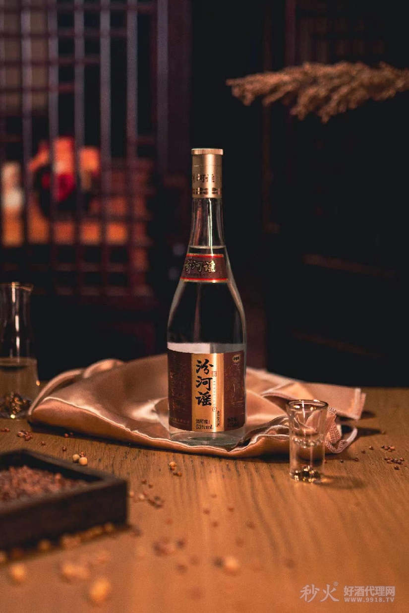 中晋美汾河谣清香型白酒53度
