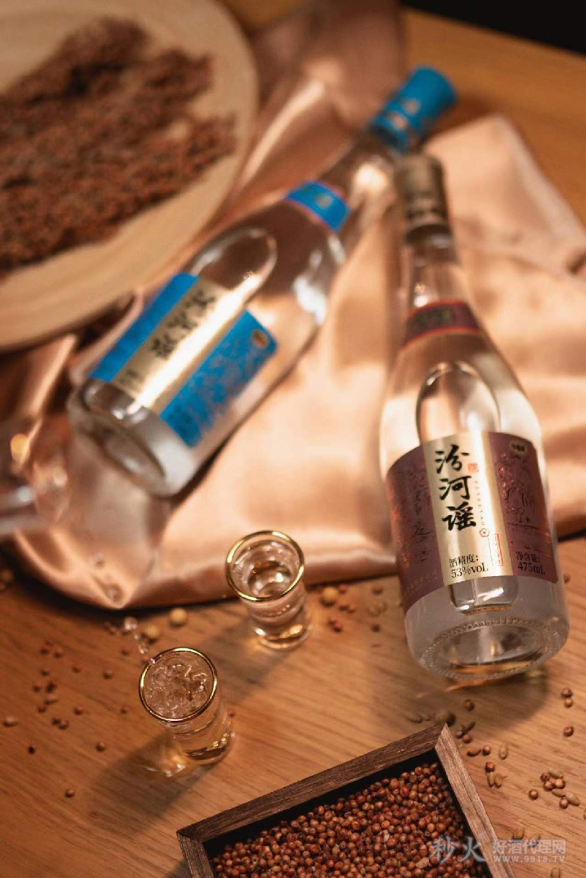 中晋美汾河谣清香型白酒53度