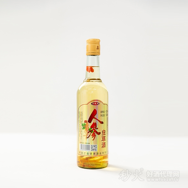 鑫德惠人参虫草酒42度500ml