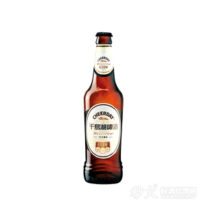 千岛湖啤酒白啤9度418mL