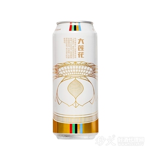 大莲花艾尔白啤9度500mL