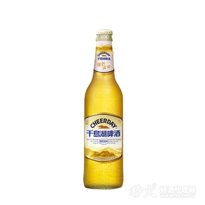 千岛湖啤酒绿色冰爽7度488mL