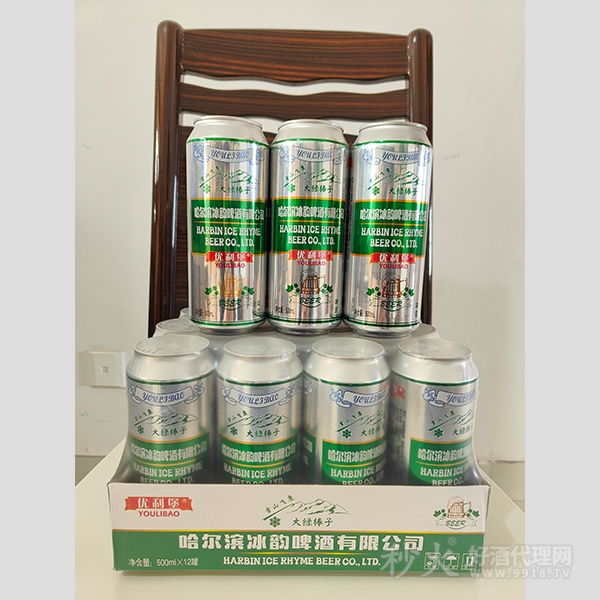 优利堡大绿棒子啤酒500ml