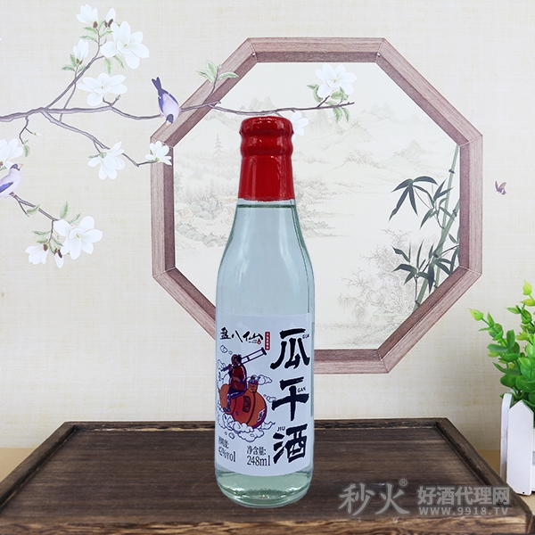 蒙山盘八仙瓜干酒42度248ml