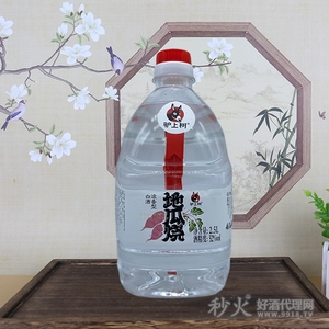 驴上树地瓜烧浓香型白酒52度2.5L