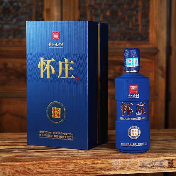 怀庄酱香型白酒（蓝瓶）53度500ml