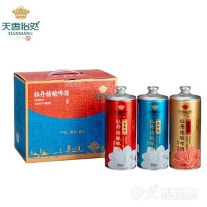 牡丹精酿啤酒1L