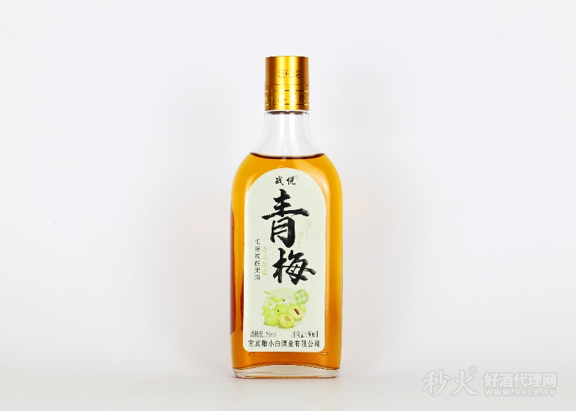 战悦青梅果酒15度180ml