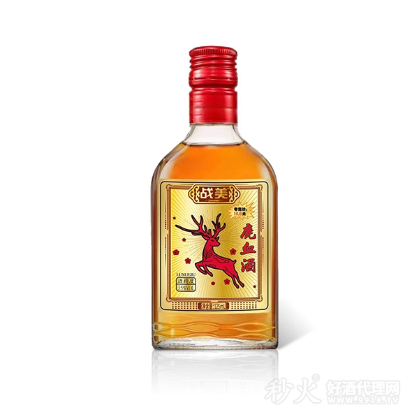 战美鹿血酒35度125ml