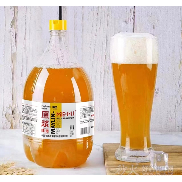 美林小镇ME小U原浆啤酒1.5L