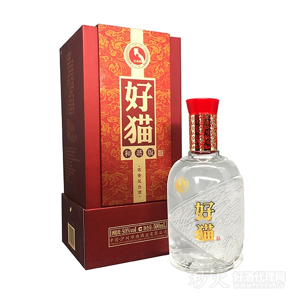 好猫 新和谐版 50°浓香型白酒500ml