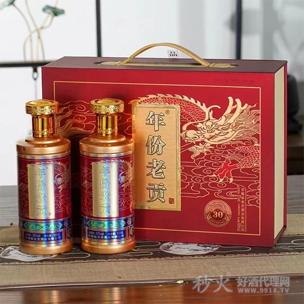 年份老贡浓香型白酒52度500ml