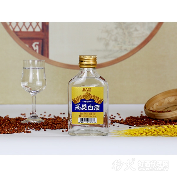 北大荒清香型52度高粱白酒100ml