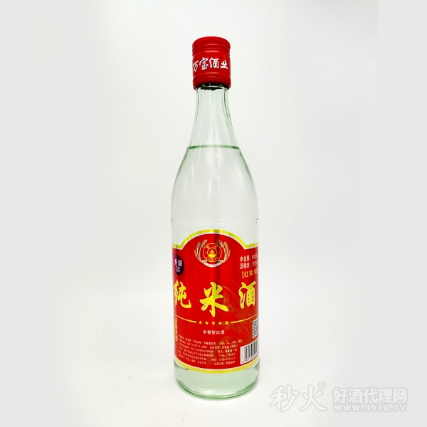 30度纯米酒500ml