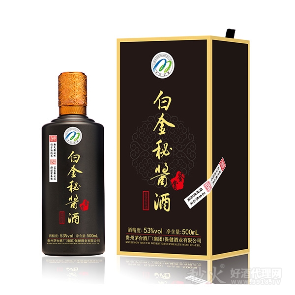 白金秘酱酒鉴赏53度500ml