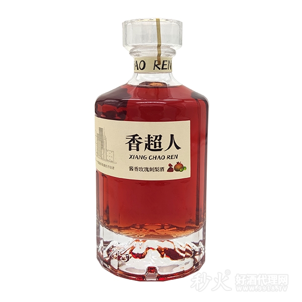 香超人-酱香玫瑰刺梨酒 酱香果酒 12%vol 500mlX6