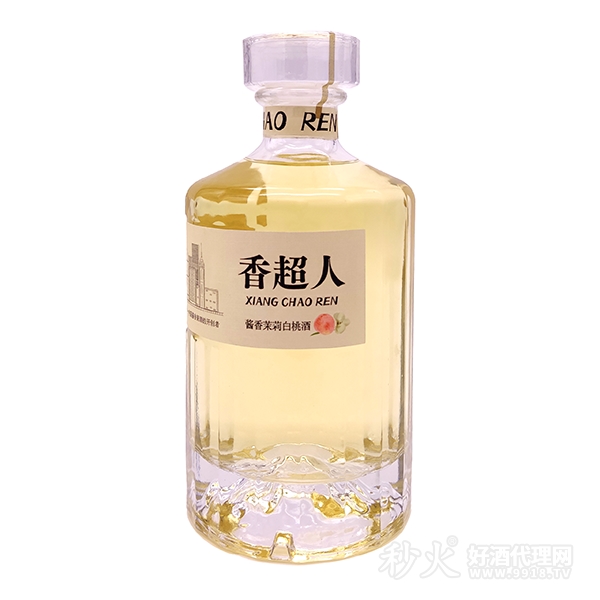 香超人-酱香茉莉白桃酒 酱香果酒 12%vol 500mlX6