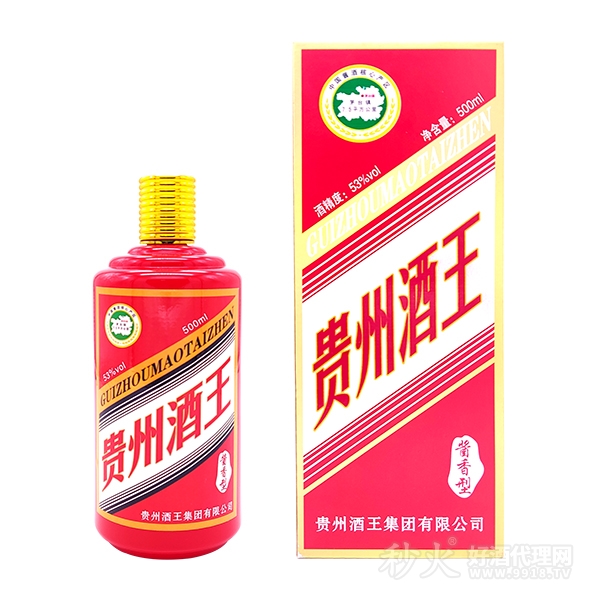 贵州酒王（红瓶）53%vol 500mlX6