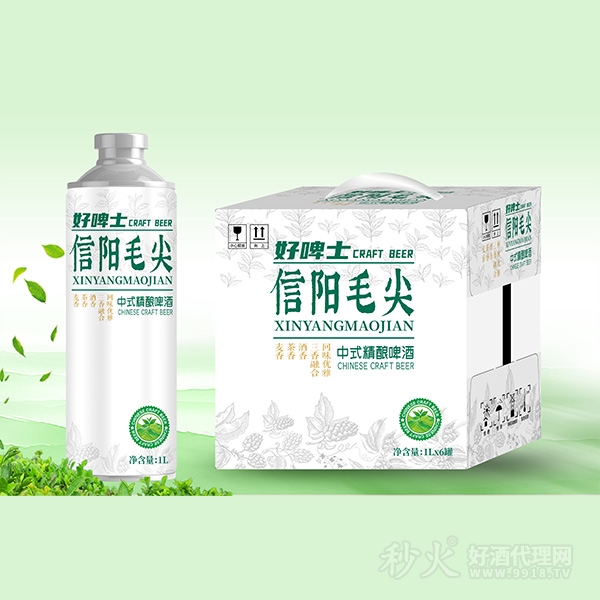 好啤士信阳毛尖中式精酿啤酒1L