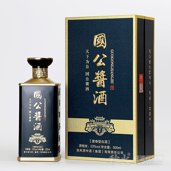 国公酱酒国享酱香型白酒53度500ml2