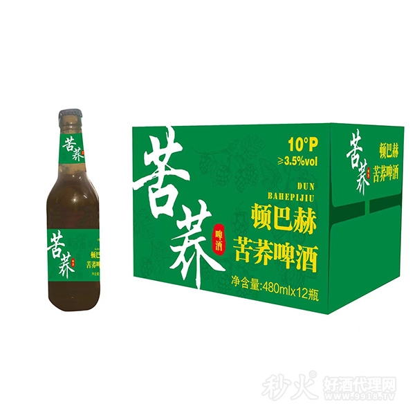 顿巴赫苦荞啤酒480ml×12瓶