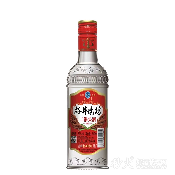 裕井烧坊清香型白酒50度500ml