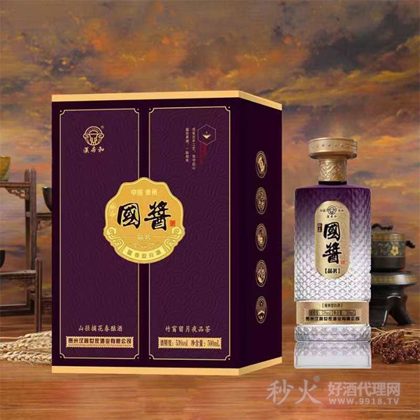 漢帝和臻品国酱品茗53度500ml