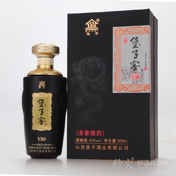 堡子窖酒V30清香型53度500ml