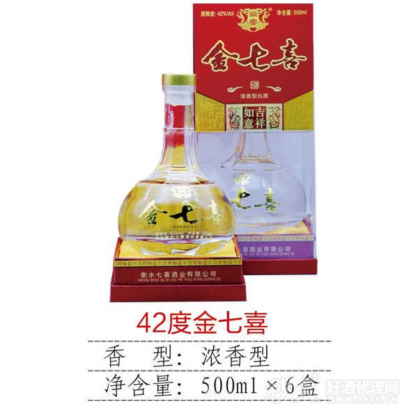 金七喜42度500ml