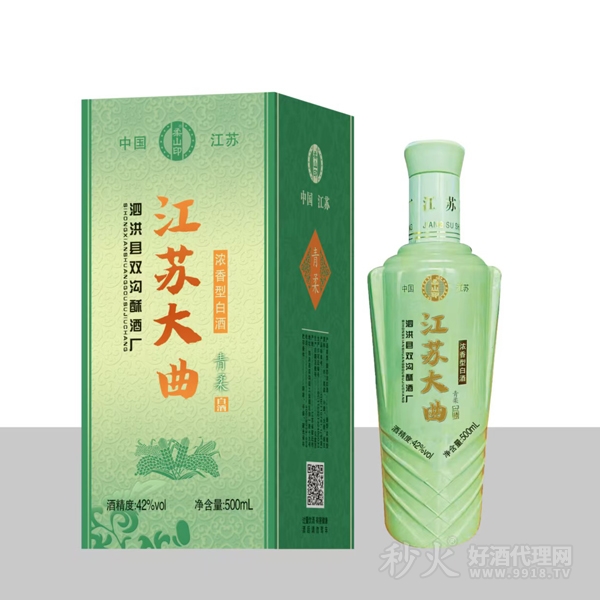 江蘇大曲浓香型白酒42度500ml