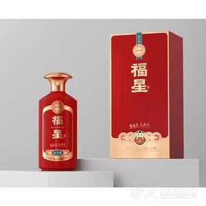 金六福福星酒地之缘40.8度500ml