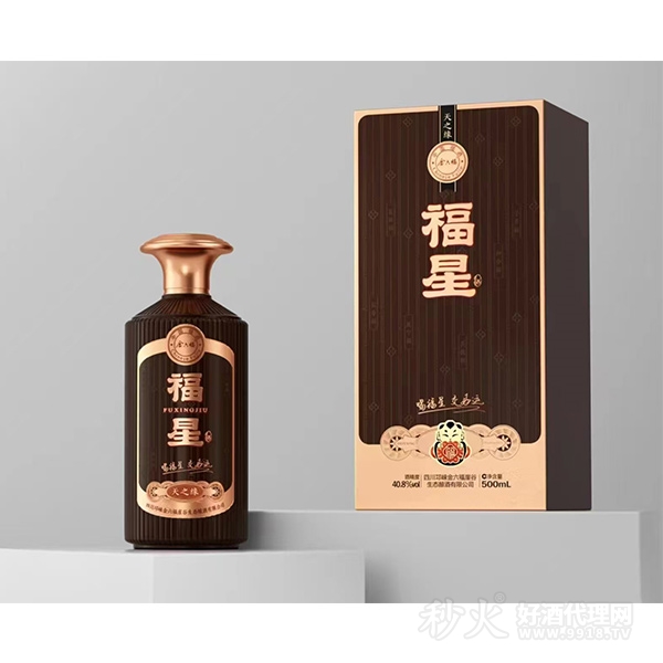 金六福福星酒天之缘40.8度500ml